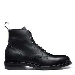 NPS Solovair Black Calf 6 Eye Derby Boot- Logger Boots|Derby Boots