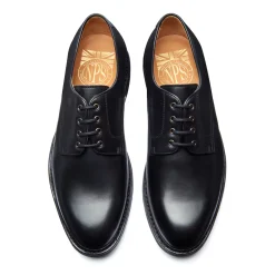 NPS Solovair Black Calf 4 Eye Gibson Shoe- Gibson Shoes|Logger Boots
