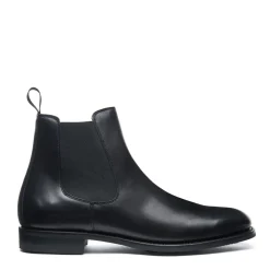 NPS Solovair Black Calf Chelsea Boot- Logger Boots|Chelsea Boots