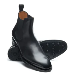 NPS Solovair Black Calf Chelsea Boot- Logger Boots|Chelsea Boots