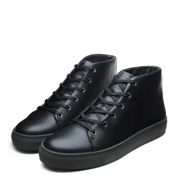 NPS Solovair Black Calf High Top Sneaker-Women Sneakers|Logger Boots