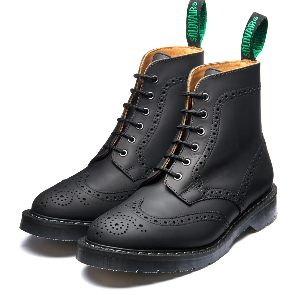 NPS Solovair 6 Eye Brogue Boot-Women Derby Boots|Brogue Boots
