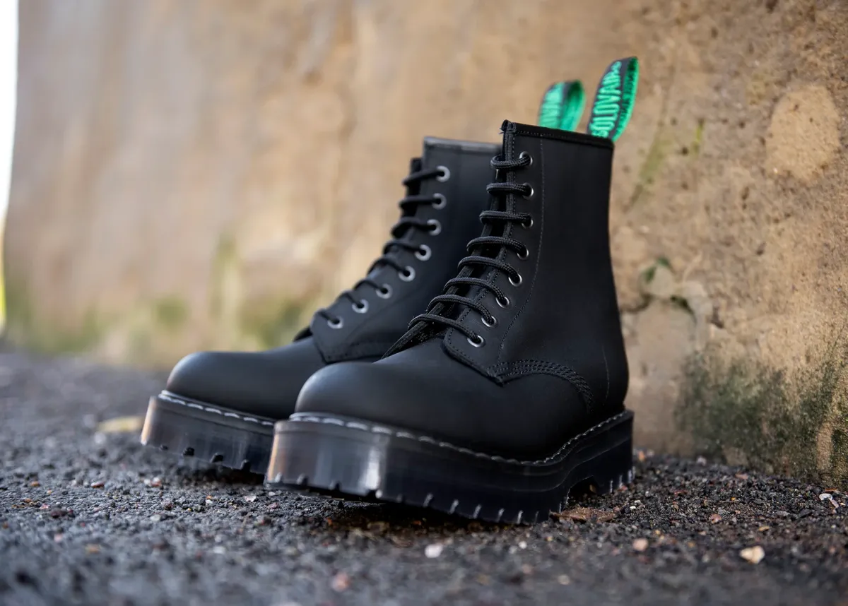 NPS Solovair 8 Eye Zipped Platform Derby Boot-Women Platform Boots|Zip Boots