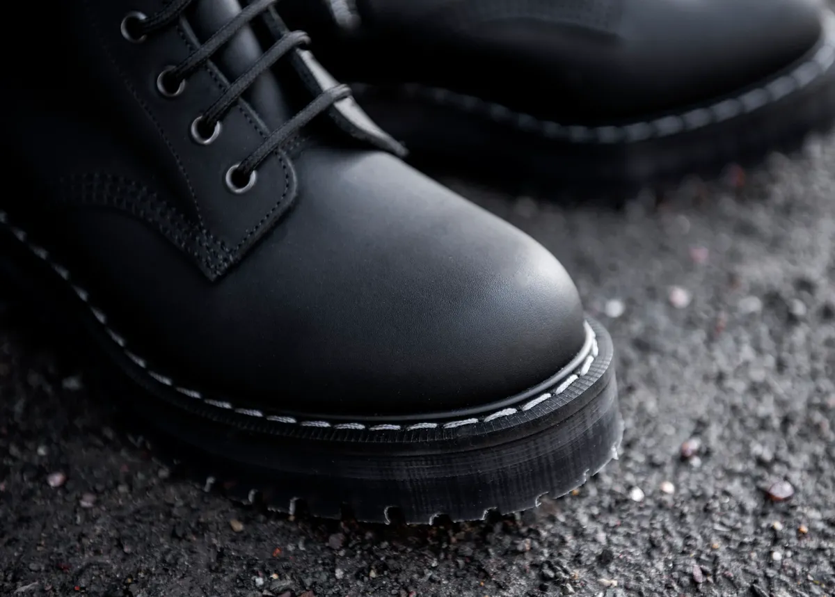 NPS Solovair 8 Eye Zipped Platform Derby Boot-Women Platform Boots|Zip Boots