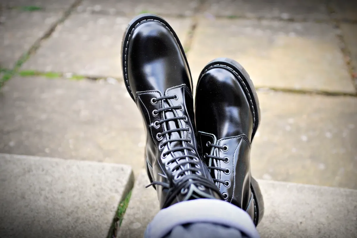 NPS Solovair 11 Eye Astronaut Boot-Women Derby Boots|Astronaut Boots