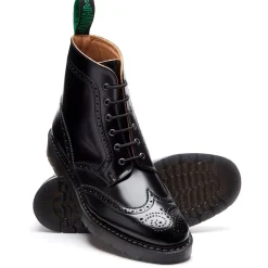 NPS Solovair 6 Eye Brogue Boot-Women Derby Boots|Logger Boots