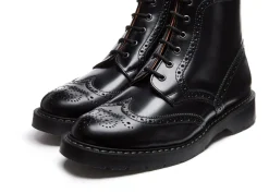 NPS Solovair 6 Eye Brogue Boot-Women Derby Boots|Logger Boots