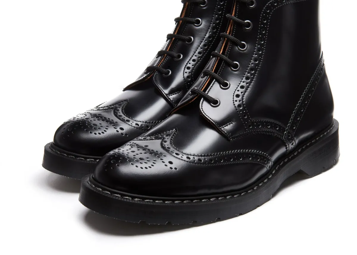 NPS Solovair 6 Eye Brogue Boot-Women Derby Boots|Logger Boots