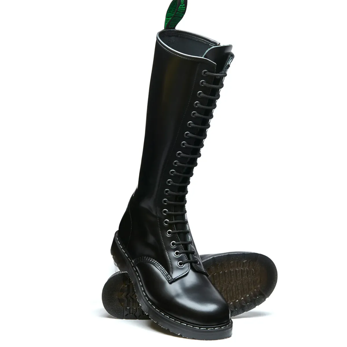 NPS Solovair 20 Eye Zip Derby Boot-Women Derby Boots|Zip Boots