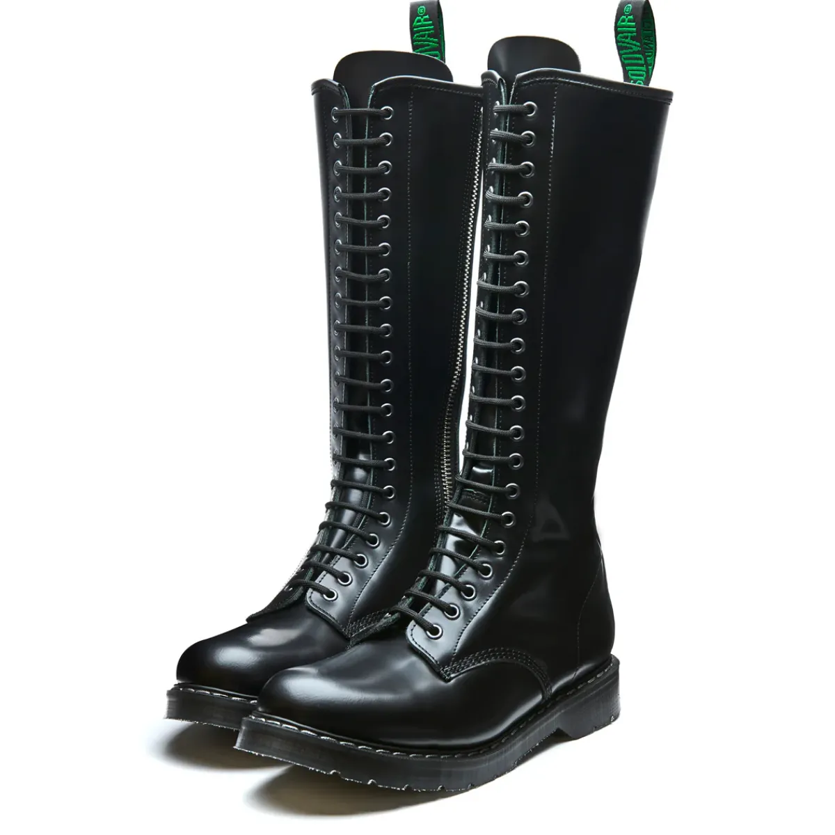 NPS Solovair 20 Eye Zip Derby Boot-Women Derby Boots|Zip Boots