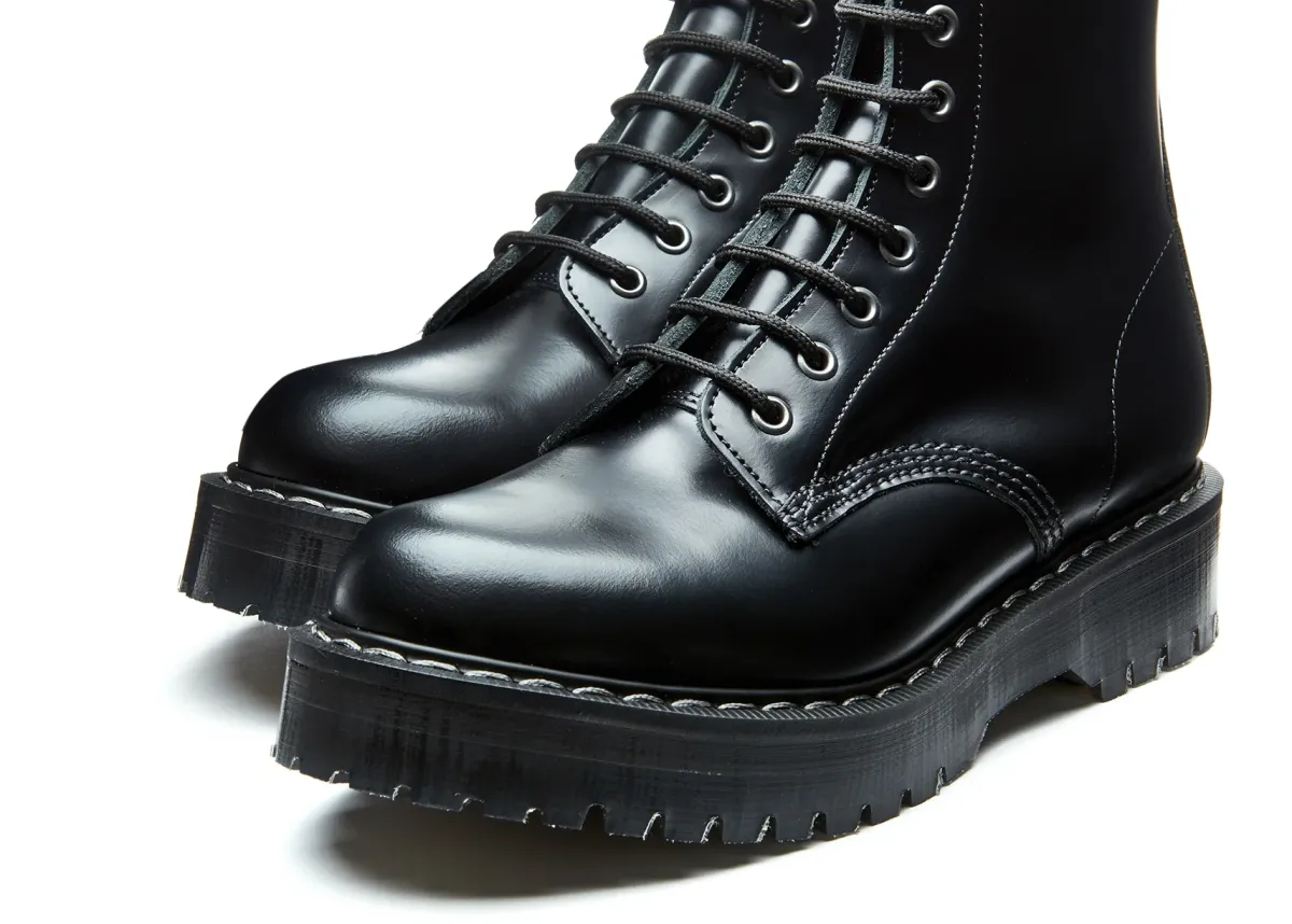 NPS Solovair 8 Eye Zipped Platform Derby Boot-Women Zip Boots|Platform Boots