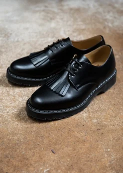 NPS Solovair Black Hi-Shine Gibson Shoe & Shoe Kiltie- Bundles|Logger Boots