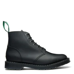 NPS Solovair Black Matte 6 Eye Astronaut Boot-Women Derby Boots|Astronaut Boots