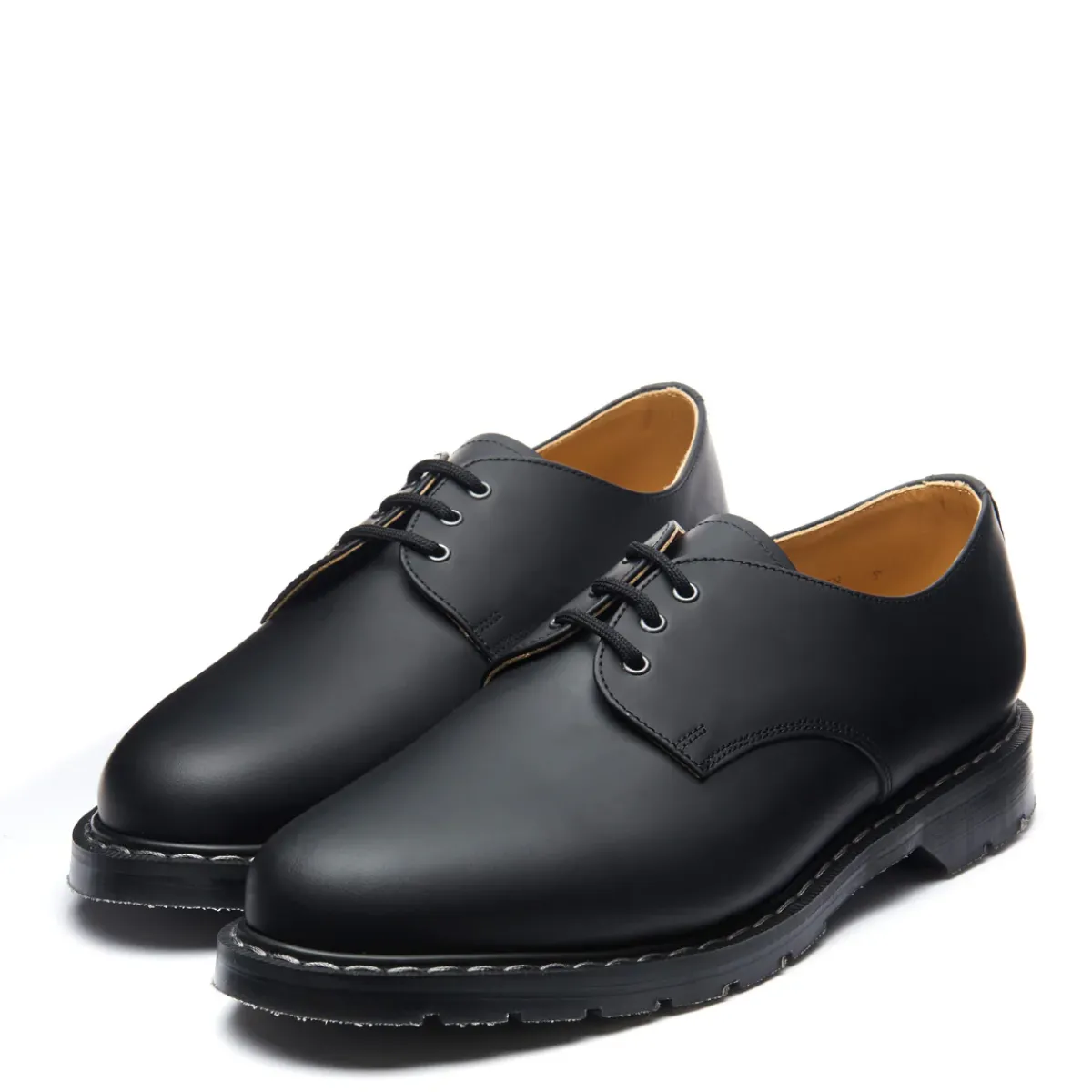 NPS Solovair Black Matte 3 Eye Gibson Shoe-Women Gibson Shoes|Gibson Shoes