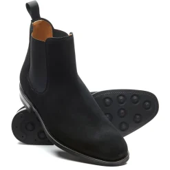 NPS Solovair Black Suede Chelsea Boot- Logger Boots|Chelsea Boots