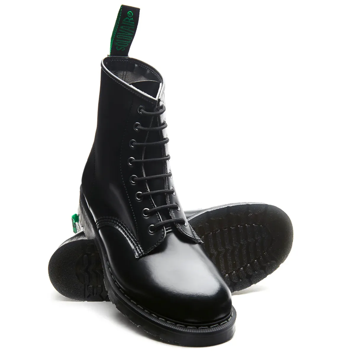 NPS Solovair Hi-Shine 8 Eye Derby Boot-Women Derby Boots|Derby Boots