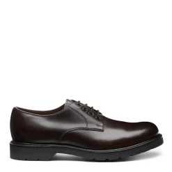 NPS Solovair Brown Calf 4 Eye Plain Toe Gibson Shoe- Gibson Shoes|Logger Boots