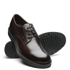 NPS Solovair Brown Calf 4 Eye Plain Toe Gibson Shoe- Gibson Shoes|Logger Boots
