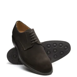 NPS Solovair Brown Suede 5 Eye Derby Shoe- Logger Boots|Gibson Shoes