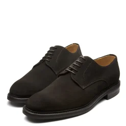 NPS Solovair Brown Suede 5 Eye Derby Shoe- Logger Boots|Gibson Shoes