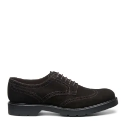 NPS Solovair Brown Suede 5 Eye Gibson Brogue Shoe- Gibson Shoes|Brogue Shoes