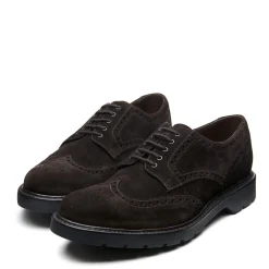 NPS Solovair Brown Suede 5 Eye Gibson Brogue Shoe- Gibson Shoes|Brogue Shoes