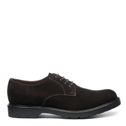 NPS Solovair Brown Suede 4 Eye Plain Toe Gibson Shoe- Gibson Shoes|Logger Boots