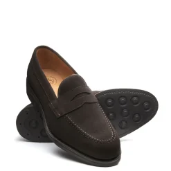 NPS Solovair Brown Suede Penny Loafer- Loafers|Logger Boots