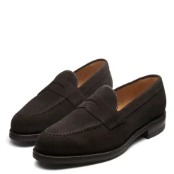 NPS Solovair Brown Suede Penny Loafer- Loafers|Logger Boots