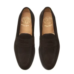 NPS Solovair Brown Suede Penny Loafer- Loafers|Logger Boots