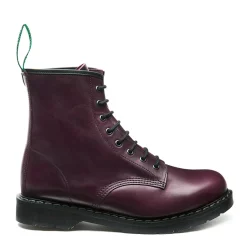 NPS Solovair Burgundy Gaucho 8 Eye Derby Boot-Women Derby Boots|Logger Boots