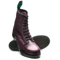 NPS Solovair Burgundy Gaucho 8 Eye Derby Boot-Women Derby Boots|Logger Boots