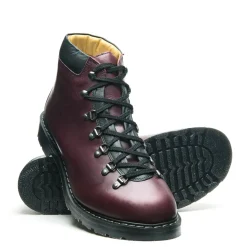 NPS Solovair Burgundy Gaucho Urban Hiker-Women Hiker Boots|Logger Boots