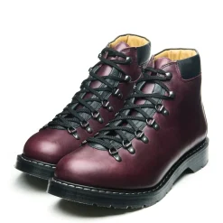 NPS Solovair Burgundy Gaucho Urban Hiker-Women Hiker Boots|Logger Boots