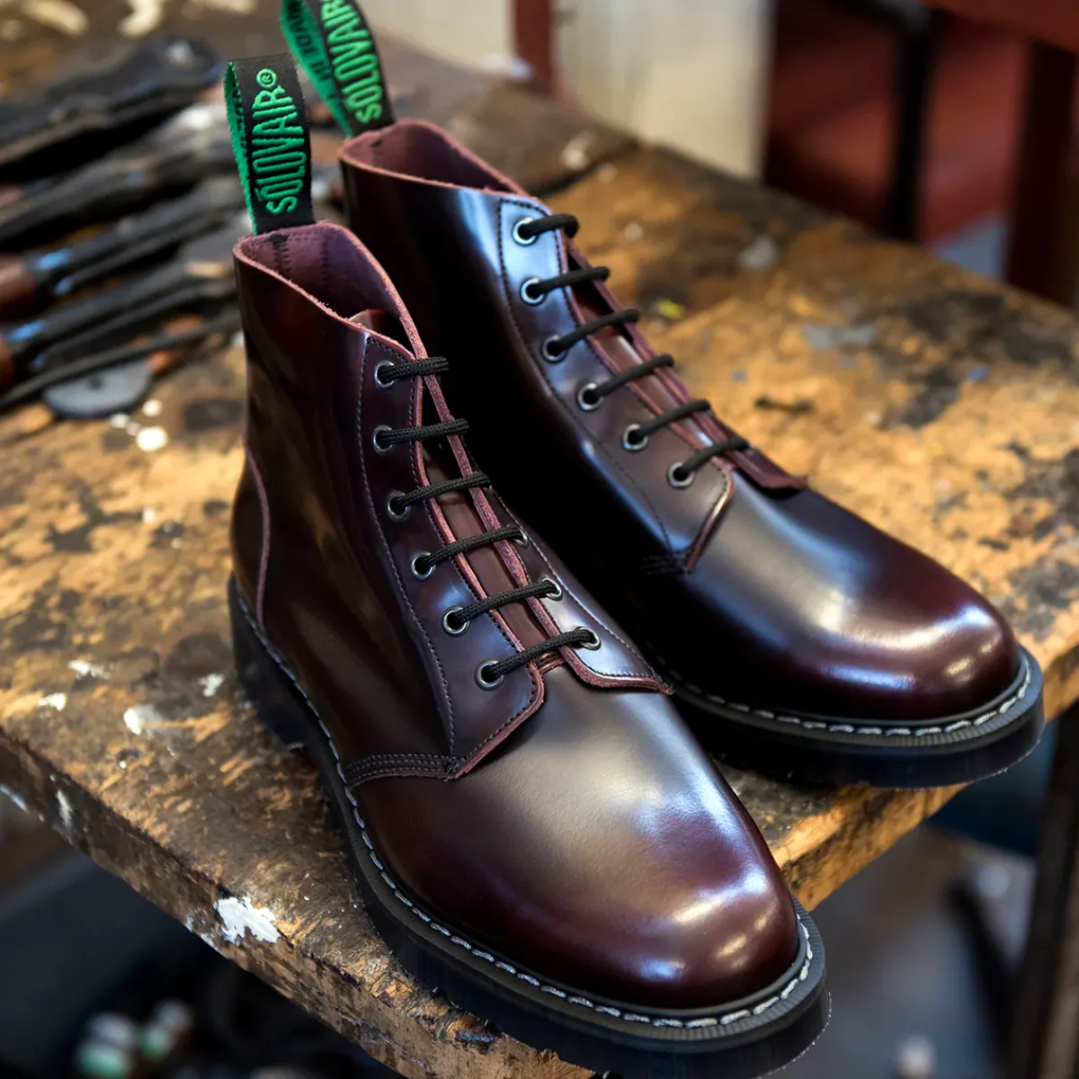 NPS Solovair 6 Eye Astronaut Boot-Women Derby Boots|Astronaut Boots