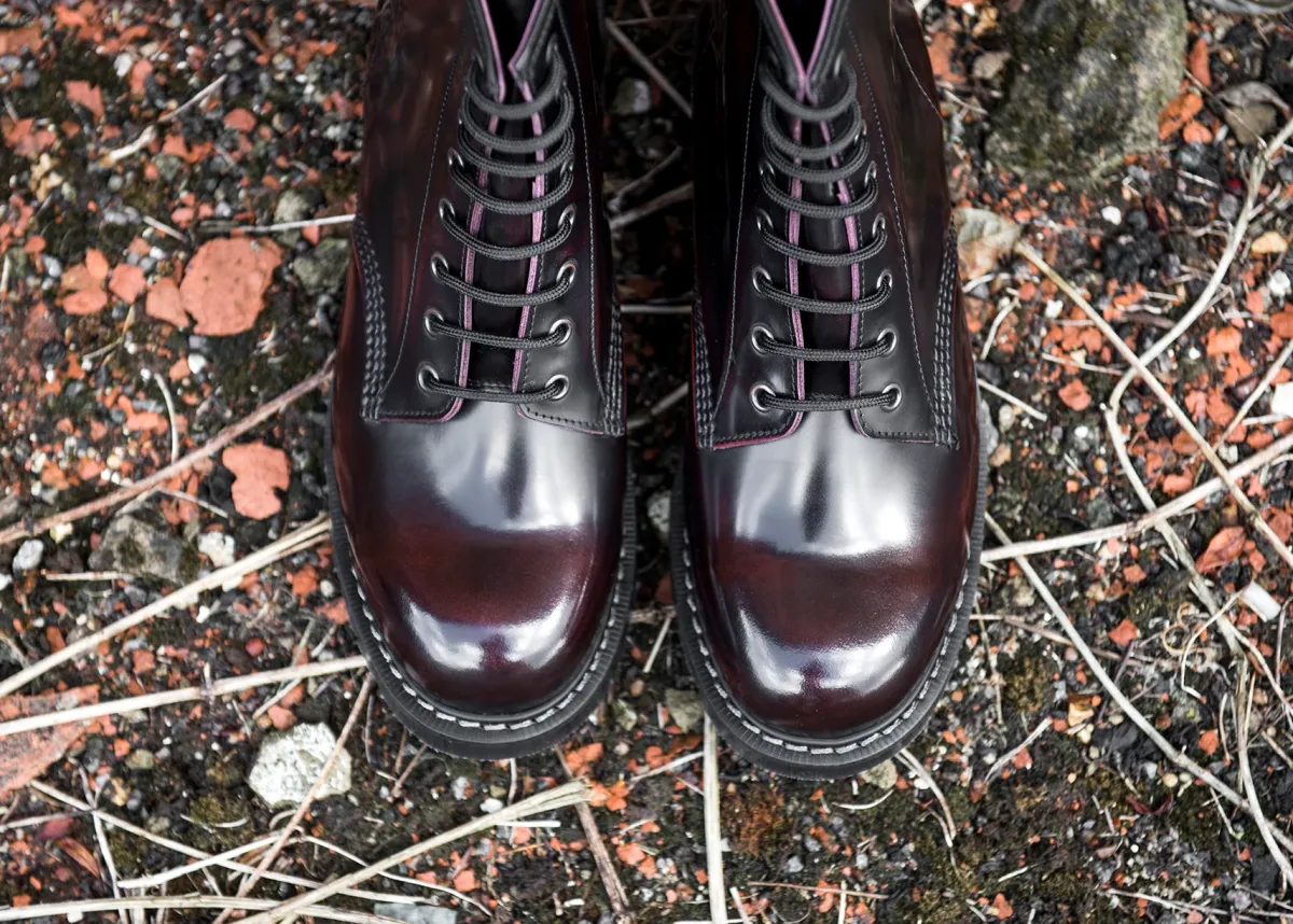 NPS Solovair 8 Eye Derby Boot-Women Derby Boots|Logger Boots