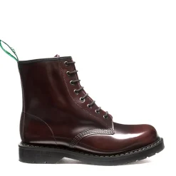 NPS Solovair Burgundy Rub-Off 8 Eye Derby Boot & Boot Kiltie- Bundles|Logger Boots