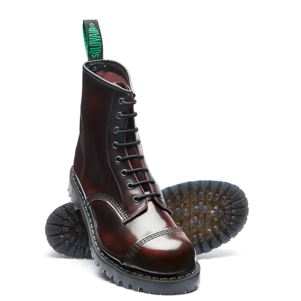 NPS Solovair 8 Eye Steel Toe Derby Boot- Steel Toe Boots|Logger Boots