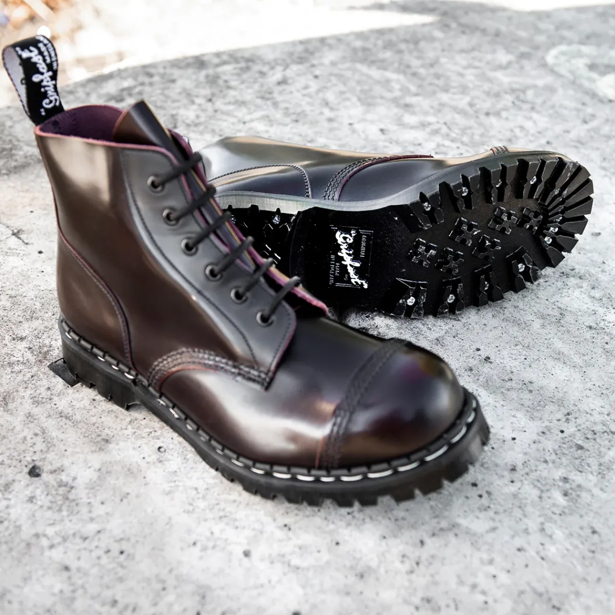 NPS Solovair 6 Eye Steel Toe Capped Derby Boot-Women Steel Toe Boots|Derby Boots