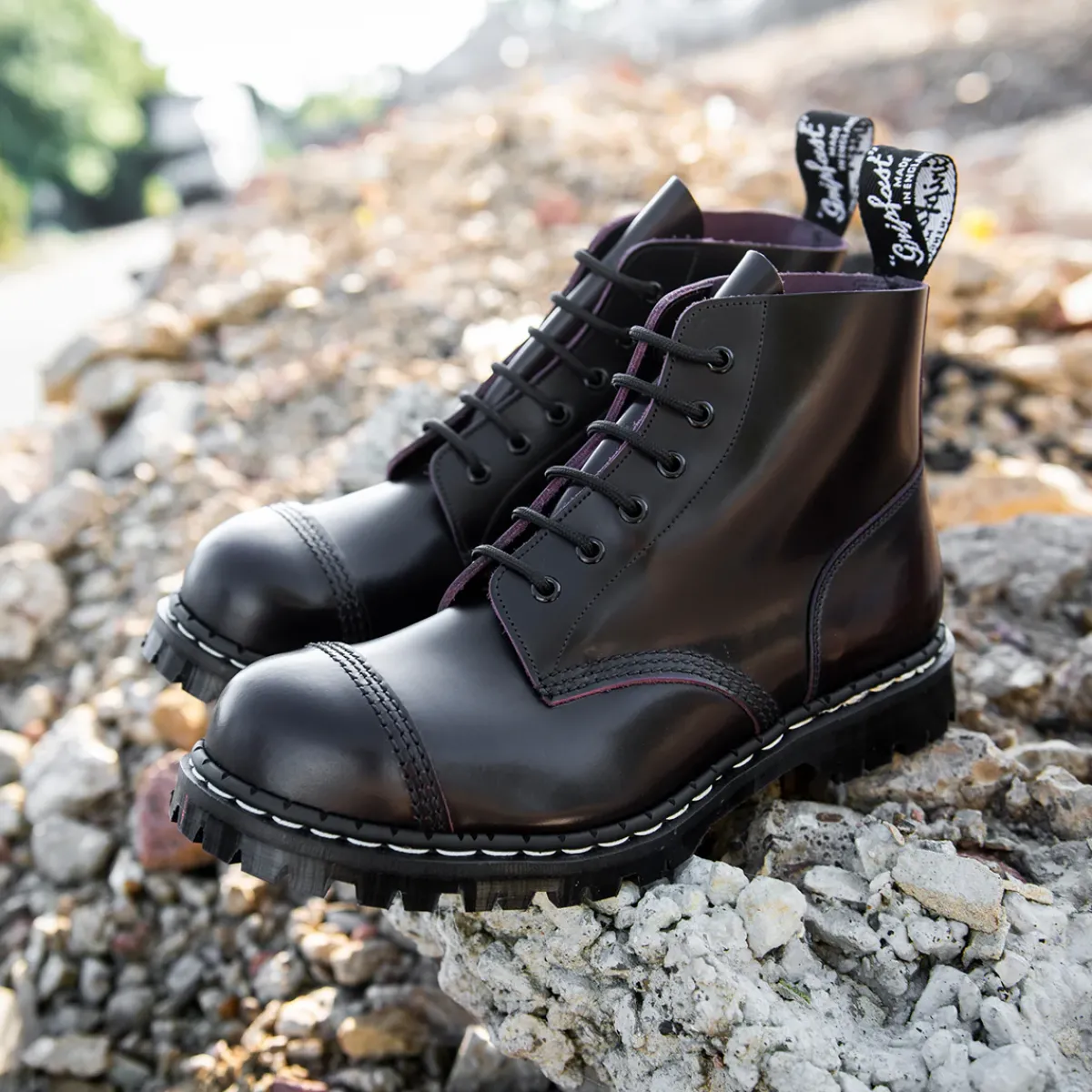 NPS Solovair 6 Eye Steel Toe Capped Derby Boot-Women Steel Toe Boots|Derby Boots