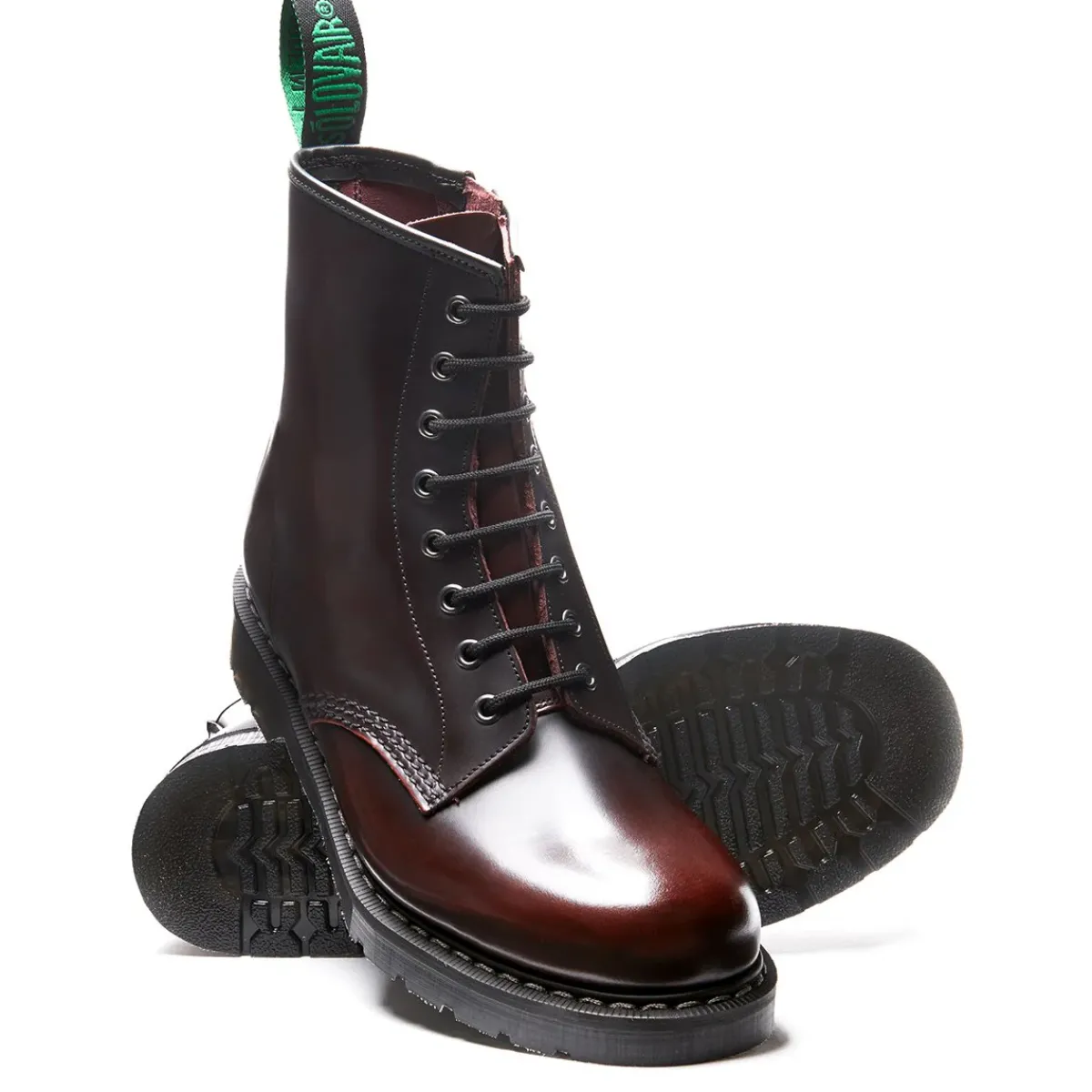NPS Solovair 8 Eye Zip Derby Boot-Women Zip Boots|Derby Boots