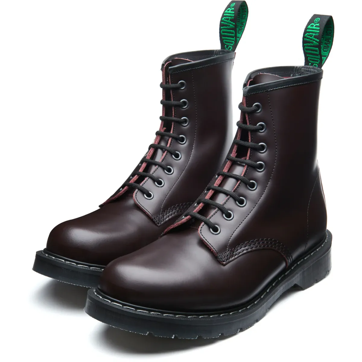 NPS Solovair Cordovan 8 Eye Derby Boot-Women Derby Boots|Logger Boots
