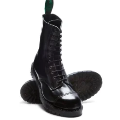 NPS Solovair Englander Black 11 Eye Steel Toe Derby Boot- Steel Toe Boots|Logger Boots