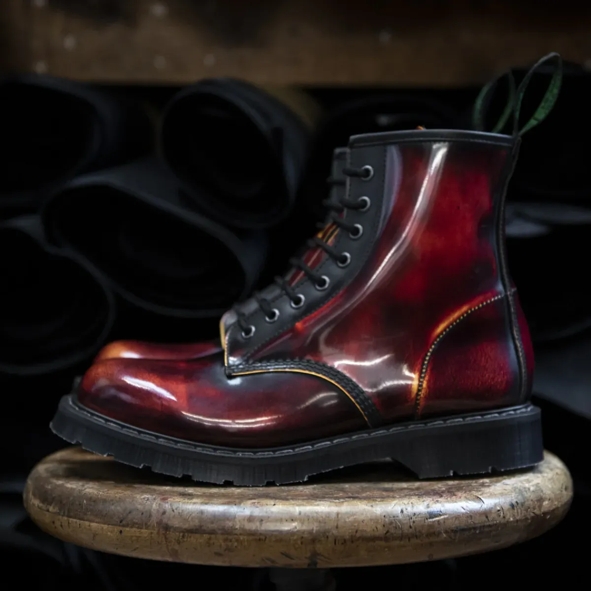 NPS Solovair 8 Eye Derby Boot-Women Derby Boots|Logger Boots