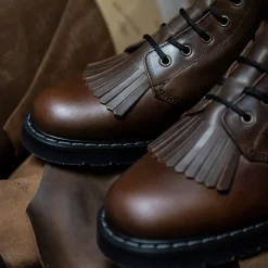 NPS Solovair Gaucho Crazy Horse 6 Eye Astronaut Boot & Boot Kiltie- Bundles|Logger Boots