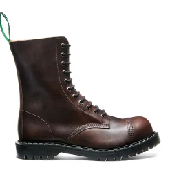 NPS Solovair Gaucho Crazy Horse 11 Eye Steel Toe Derby Boot- Steel Toe Boots|Logger Boots