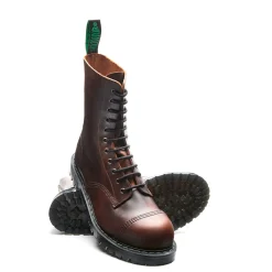 NPS Solovair Gaucho Crazy Horse 11 Eye Steel Toe Derby Boot- Steel Toe Boots|Logger Boots