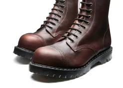 NPS Solovair Gaucho Crazy Horse 11 Eye Steel Toe Derby Boot- Steel Toe Boots|Logger Boots