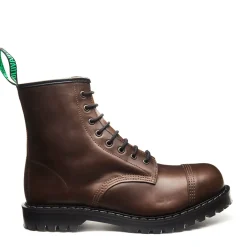 NPS Solovair Gaucho Crazy Horse 8 Eye Steel Toe Derby Boot- Steel Toe Boots|Logger Boots
