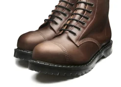 NPS Solovair Gaucho Crazy Horse 8 Eye Steel Toe Derby Boot- Steel Toe Boots|Logger Boots